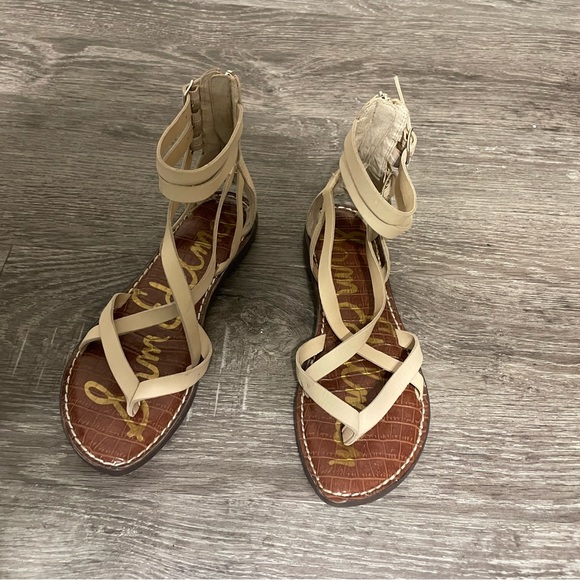 Women| Sam Edelman Womens Gallagher Split Toe Casual Ankle Strap - Picture 4 of 5